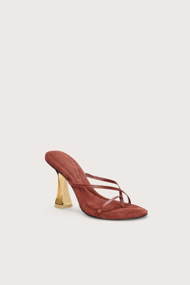 Cult Gaia Soriah Sandal Mahogany Women Evening Cult Gaia Soriah Sandal Mahogany Women Evening