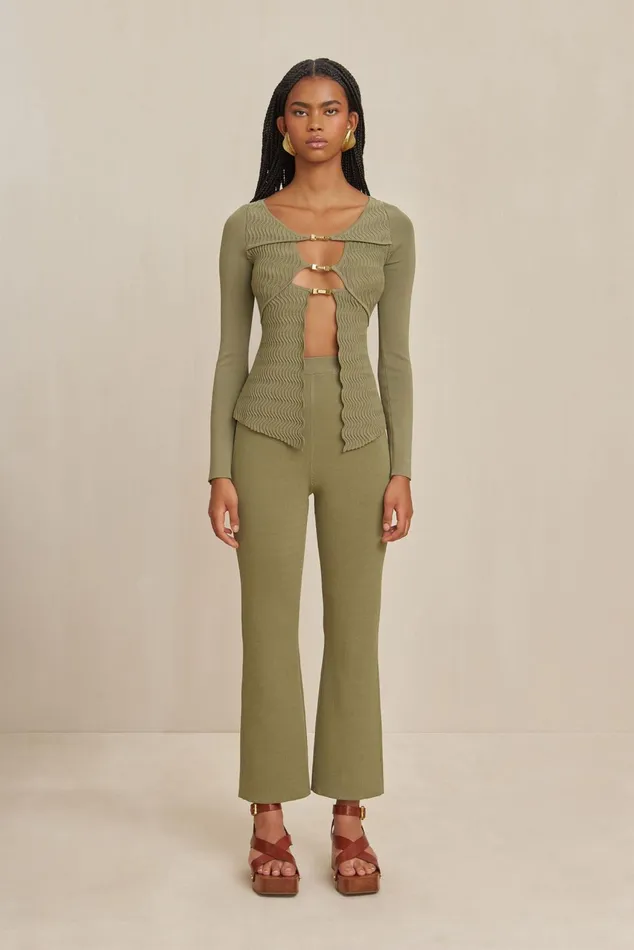 Cult Gaia Torina Knit Pant Tea Women Bottoms