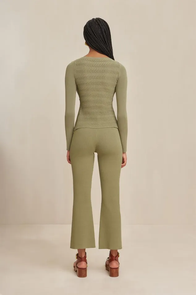 Cult Gaia Torina Knit Pant Tea Women Bottoms Cult Gaia Torina Knit Pant Tea Women Bottoms