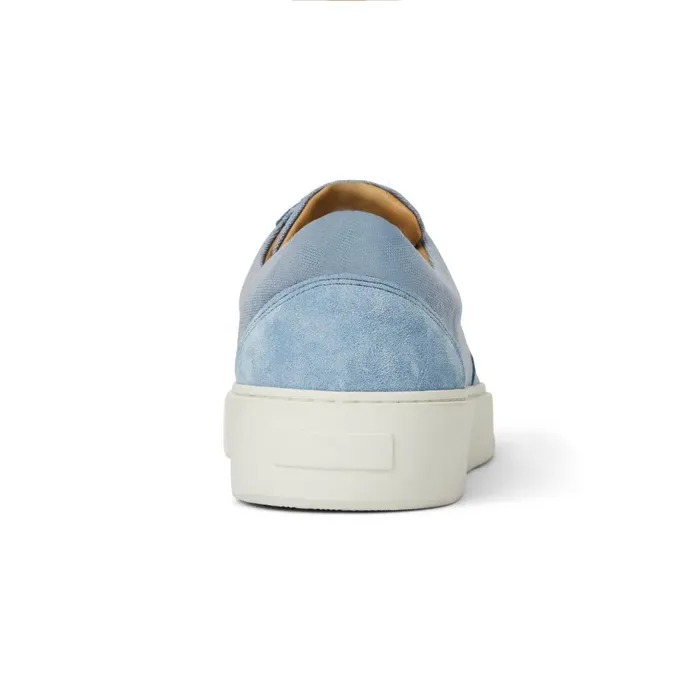 Darian Sneaker Light Blue Canvas Men Bruno Magli Casual Shoes