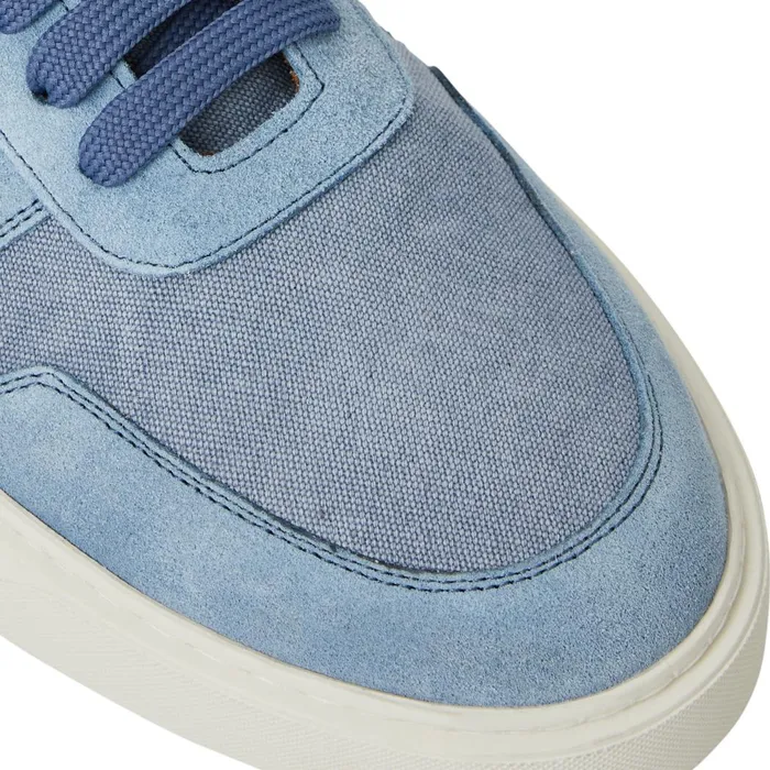 Darian Sneaker Light Blue Canvas Men Bruno Magli Casual Shoes