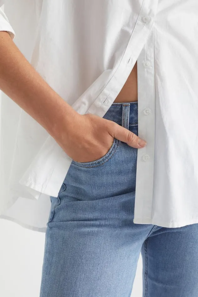Denim Woman Seed Heritage Core Skinny Jean Blue Sky Wash