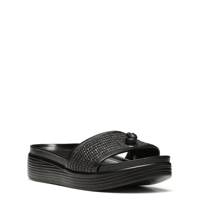Donald Pliner Casual FARRAH Black Raffia 8211 Women Donald Pliner Casual FARRAH Black Raffia 8211 Women