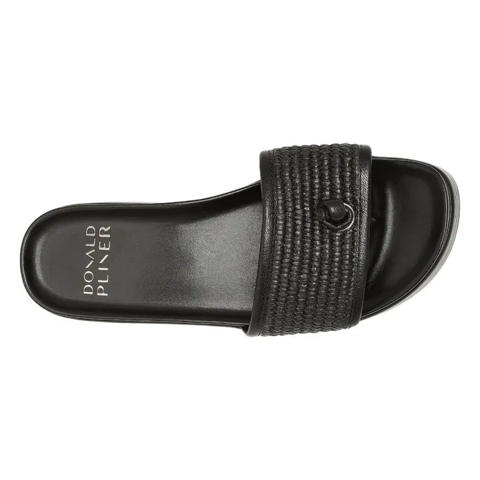 Donald Pliner Casual FARRAH Black Raffia 8211 Women Donald Pliner Casual FARRAH Black Raffia 8211 Women
