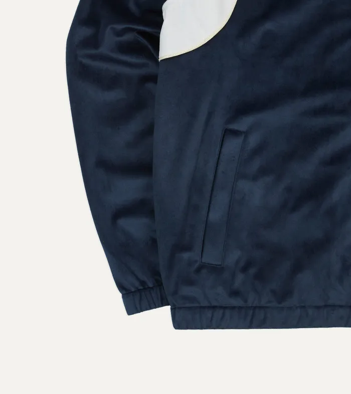 Drake039s Ald Velvet Track Jacket Men Polos and Sweatshirts