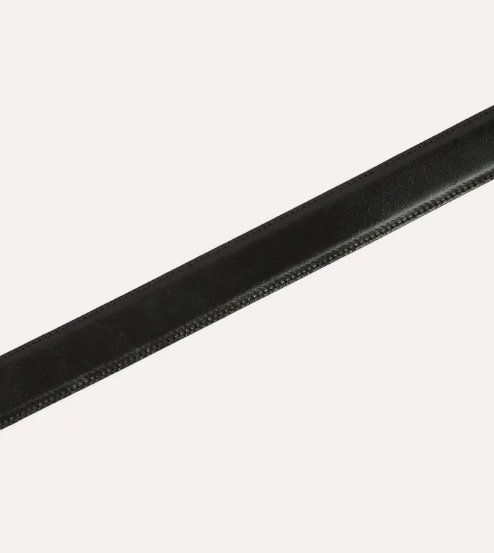 Drake039s Black Bridle Calf Leather Western Belt Men Belts