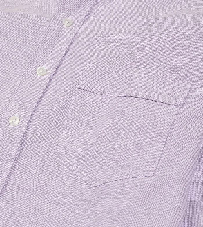 Drake039s Lilac Cotton Oxford Cloth ButtonDown Shirt Men Formal Shirts
