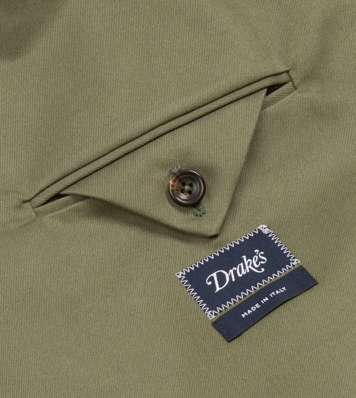 Drake039s Lovat Cotton Drill Tailored Jacket Men Suits