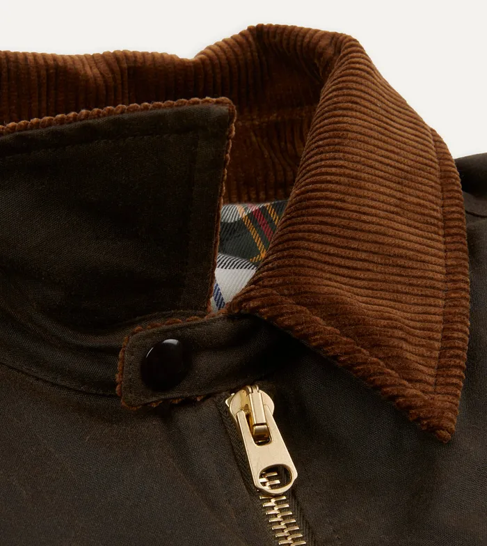 Drake039s Olive Waxed Long Coverall Jacket Men Coverall Jackets