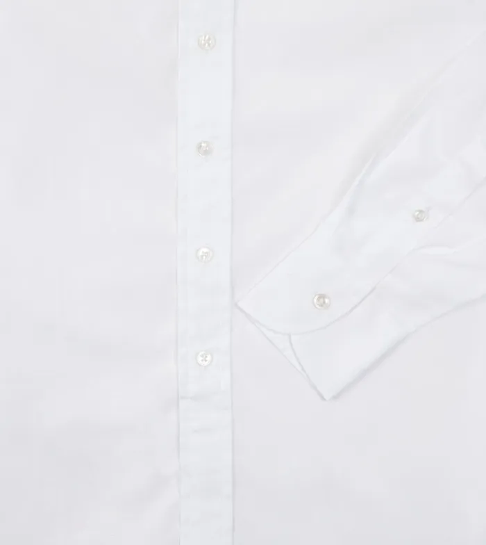 Drake039s White Cotton Poplin Long Point Collar Shirt Men Formal Shirts