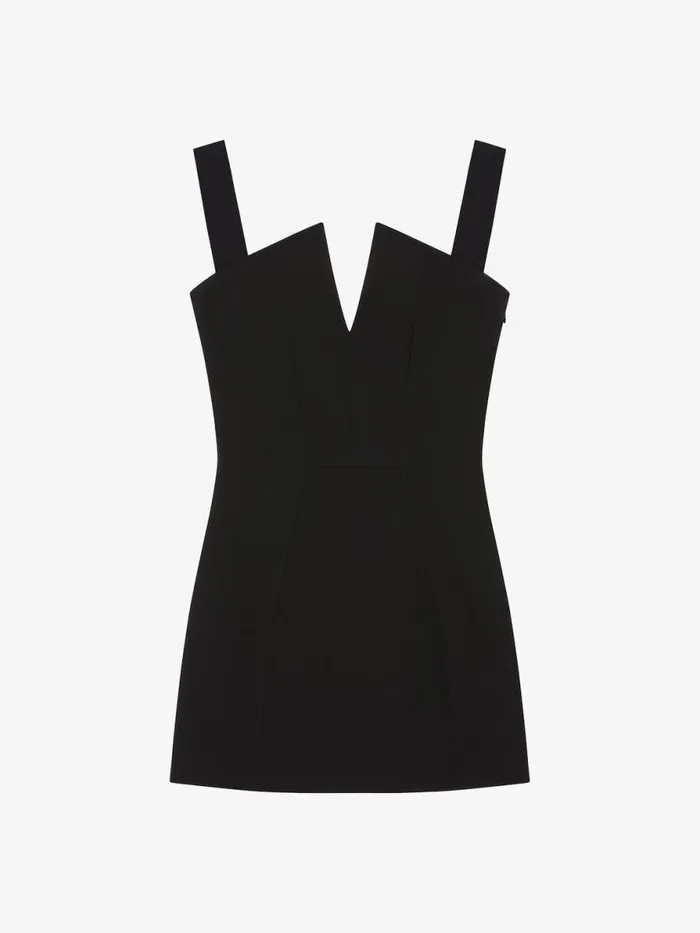Dress In Crepe Black Women Givenchy Dresses