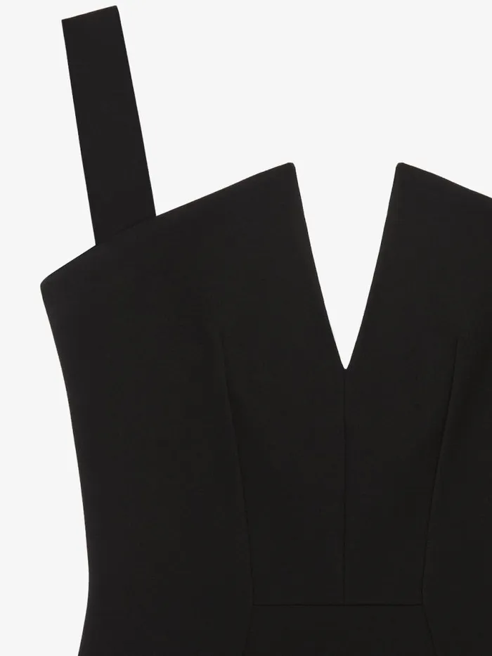 Dress In Crepe Black Women Givenchy Dresses