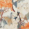 Dresses and Jumpsuits Women LEO LIN Bronte Mini Dress 8211 Hydrangea Print In Vanilla