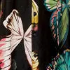 Dresses and Jumpsuits Women LEO LIN Katrina Butterfly Sleeve Midi Dress 8211 Papillon Print In Black