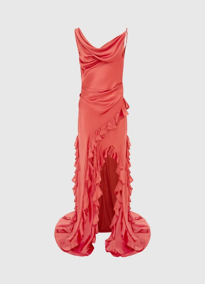 Dresses and Jumpsuits Women LEO LIN Remy Low Back Split Maxi Dress 8211 Mulberry Dresses and Jumpsuits Women LEO LIN Remy Low Back Split Maxi Dress 8211 Mulberry