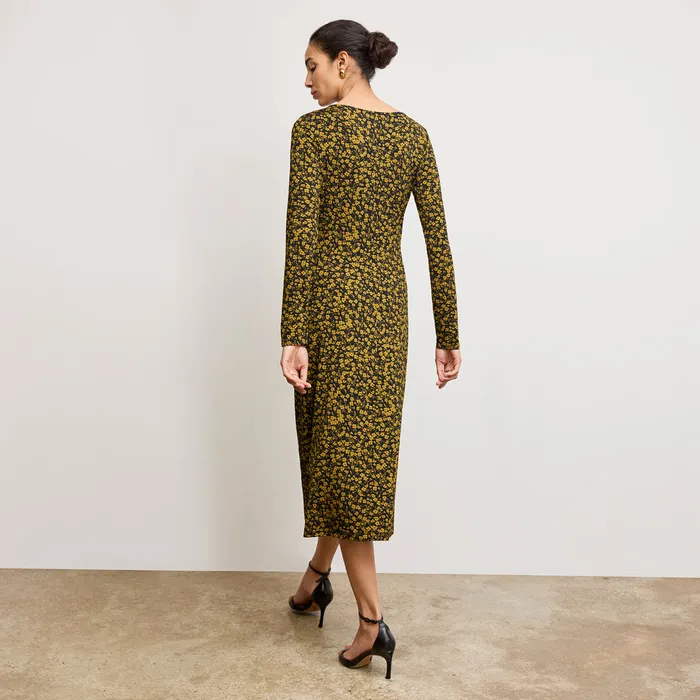 Dresses M M LaFleur Women The Rani Slinky Dress 8211 Printed Jersey Bloom Print