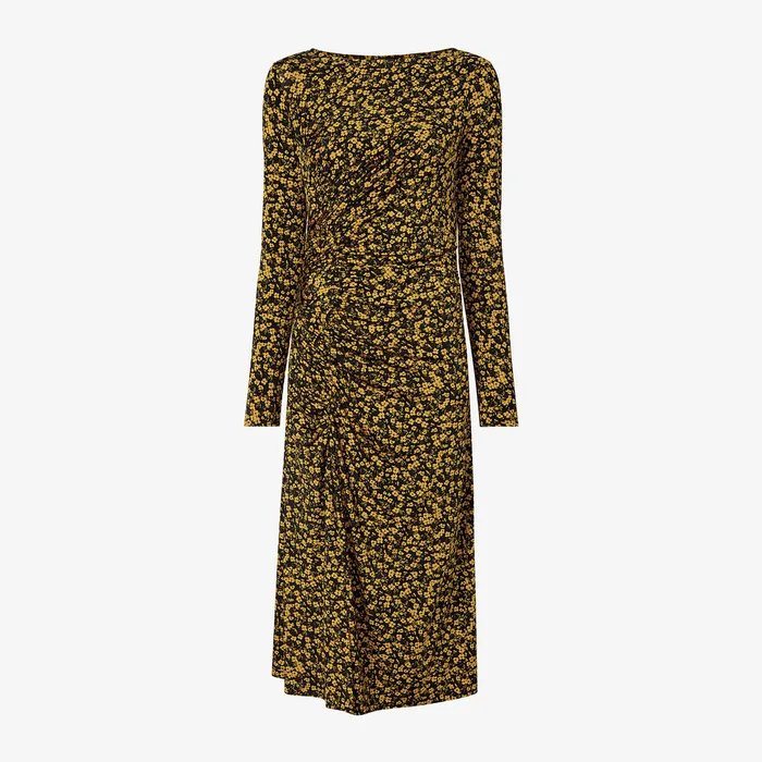 Dresses M M LaFleur Women The Rani Slinky Dress 8211 Printed Jersey Bloom Print