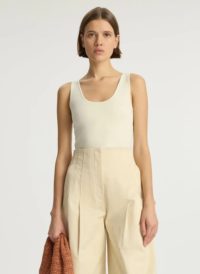 Dresses Women ALC Cleo Compact Knit Top Bone