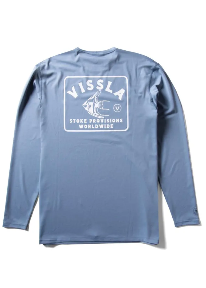 Easy Seas Eco Long Sleeve Sun Shirt Dusk Men Vissla Wetsuits