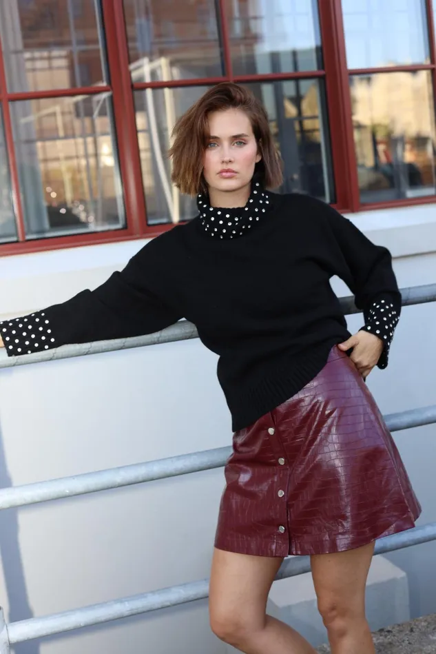 Ella Pullover 8211 Black Women Cras Knitwear