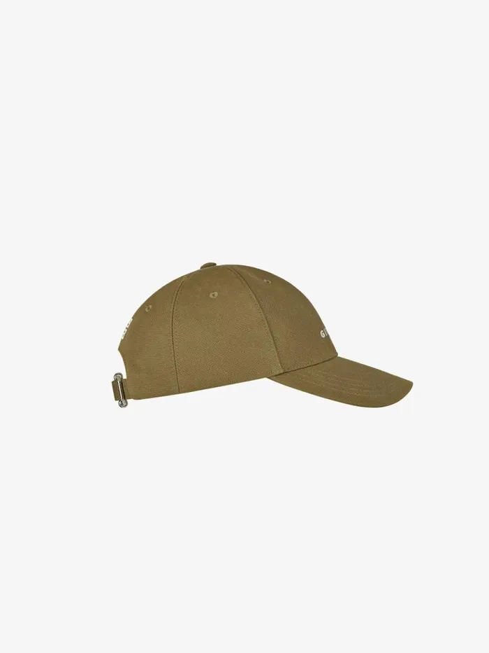 Embroidered Cap In Rip And Repair Cotton Dark Khaki Men Givenchy Beanies and Caps