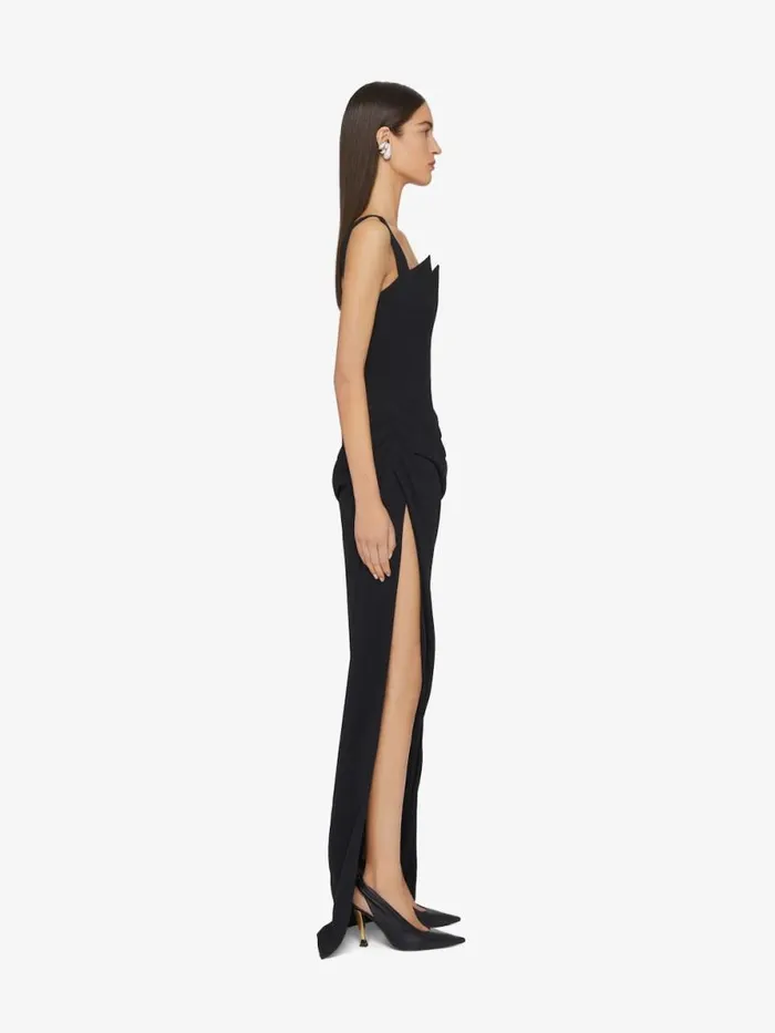 Evening Draped Dress Black Women Givenchy Dresses