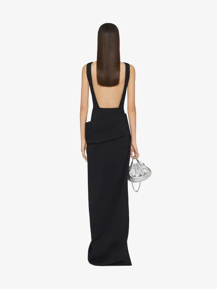 Evening Draped Dress Black Women Givenchy Dresses