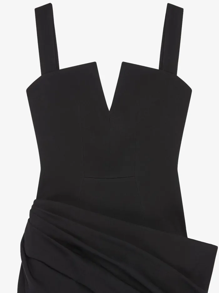 Evening Draped Dress Black Women Givenchy Dresses