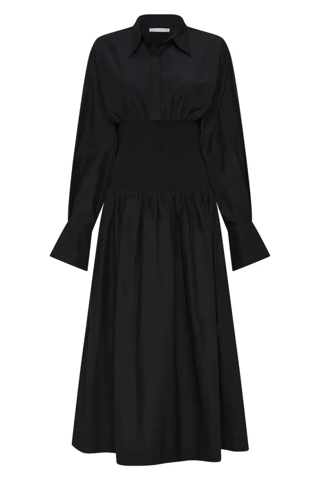 Faithfull The Brand Dresses Cervo Midi Dress Black 8211 Final Sale 8211 Women Faithfull The Brand Dresses Cervo Midi Dress Black 8211 Final Sale 8211 Women