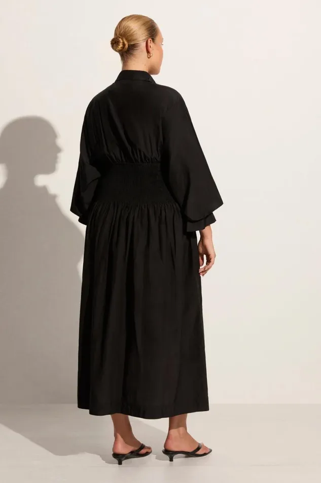 Faithfull The Brand Dresses Cervo Midi Dress Black 8211 Final Sale 8211 Women Faithfull The Brand Dresses Cervo Midi Dress Black 8211 Final Sale 8211 Women