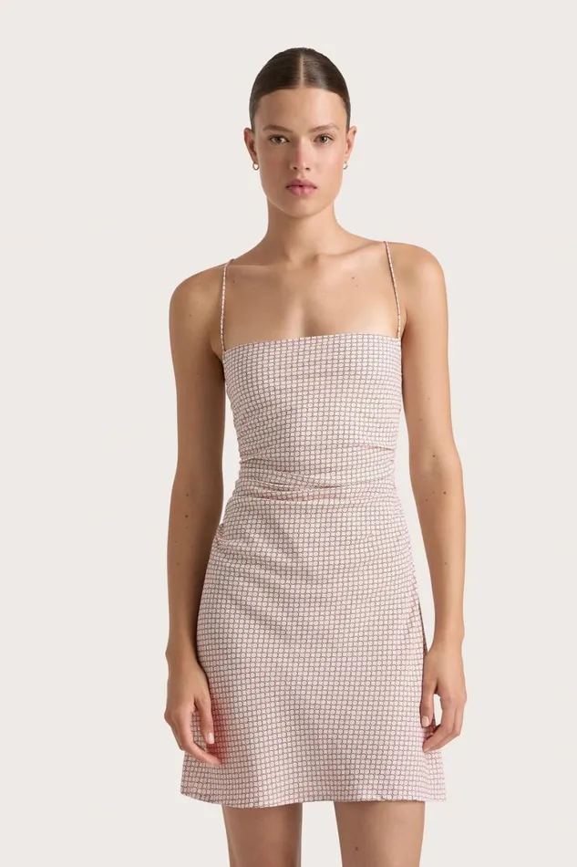 Faithfull The Brand Dresses Emalee Mini Dress Oliander Blush 8211 Women Faithfull The Brand Dresses Emalee Mini Dress Oliander Blush 8211 Women