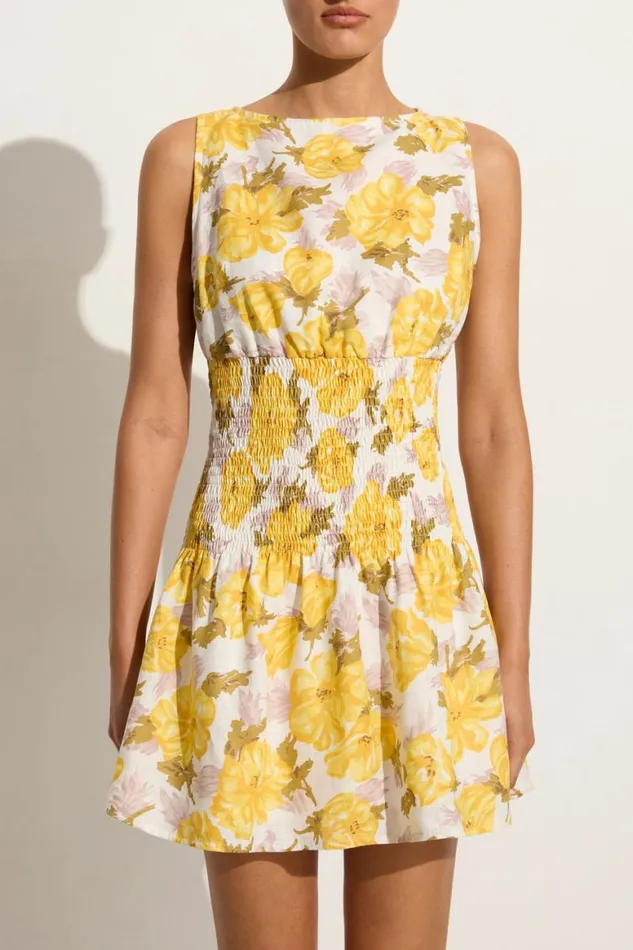 Faithfull The Brand Dresses Novalee Mini Dress Isadora Floral 8211 Final Sale 8211 Women Faithfull The Brand Dresses Novalee Mini Dress Isadora Floral 8211 Final Sale 8211 Women