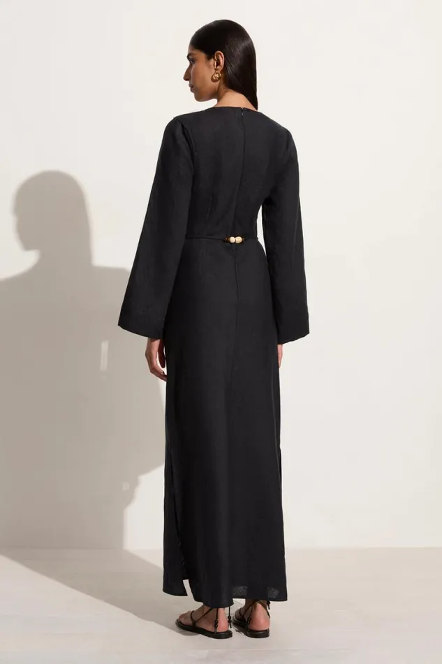Faithfull The Brand Maxi Dresses Galea Maxi Dress Black 8211 Final Sale 8211 Women Faithfull The Brand Maxi Dresses Galea Maxi Dress Black 8211 Final Sale 8211 Women