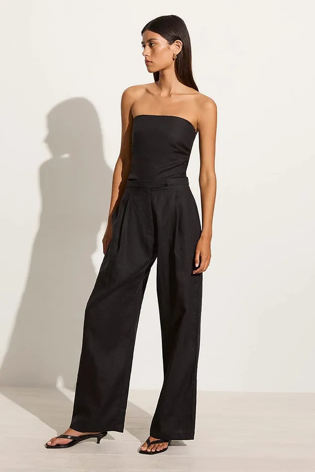Faithfull The Brand Pants Cedros Pant Black 8211 Women