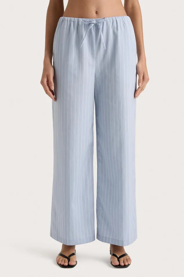 Faithfull The Brand Pants Freja Pant Blue Pinstripe 8211 Women Faithfull The Brand Pants Freja Pant Blue Pinstripe 8211 Women
