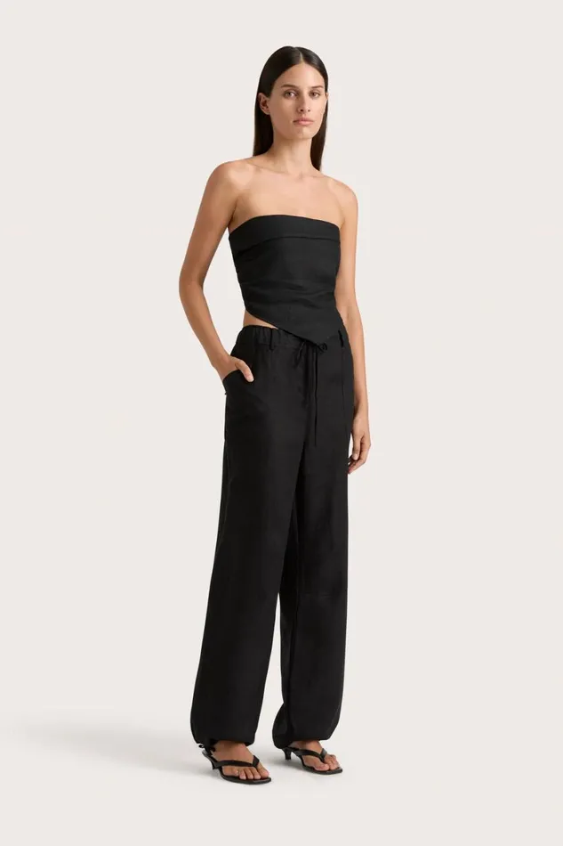 Faithfull The Brand Pants Geriba Pant Black 8211 Women Faithfull The Brand Pants Geriba Pant Black 8211 Women