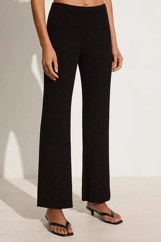 Faithfull The Brand Pants Santi Pant Black 8211 Final Sale 8211 Women Faithfull The Brand Pants Santi Pant Black 8211 Final Sale 8211 Women