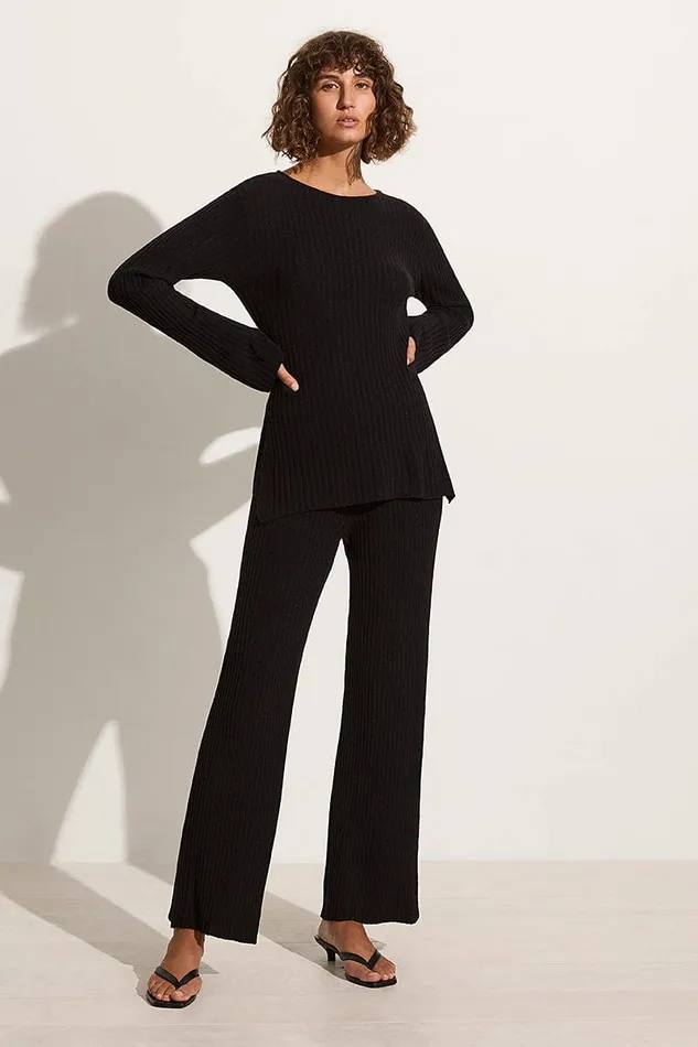 Faithfull The Brand Pants Santi Pant Black 8211 Final Sale 8211 Women Faithfull The Brand Pants Santi Pant Black 8211 Final Sale 8211 Women