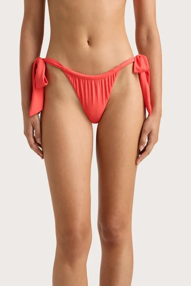 Faithfull The Brand Swim Costa Bikini Bottom Vermillion 8211 Women