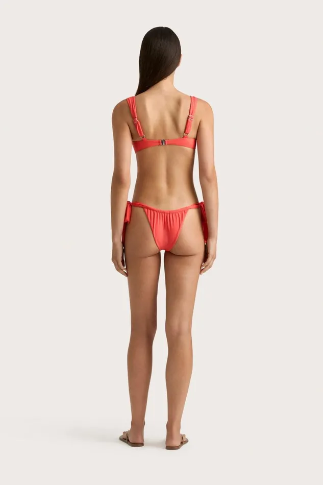 Faithfull The Brand Swim Costa Bikini Bottom Vermillion 8211 Women