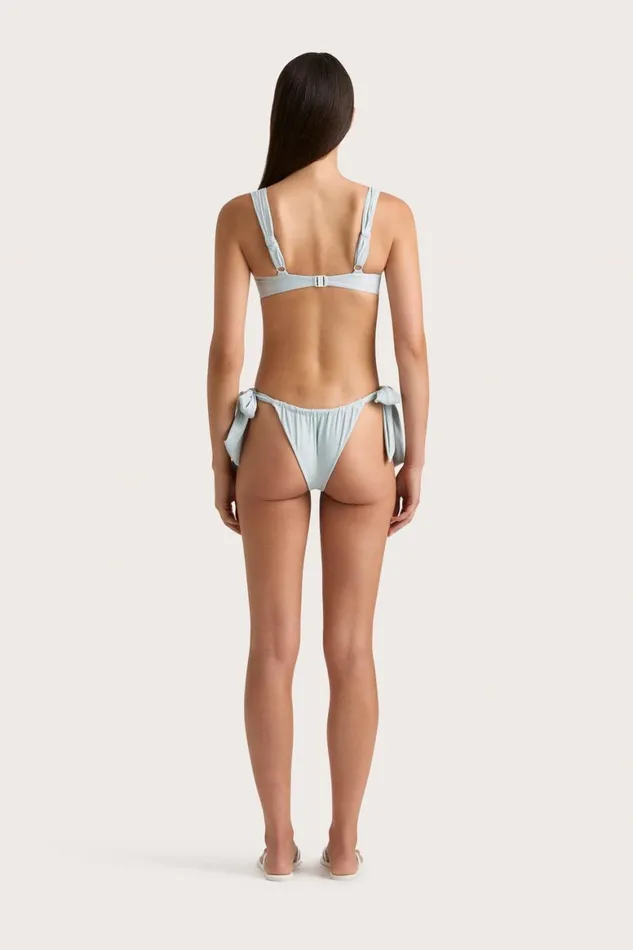 Faithfull The Brand Swim Sol Bikini Top Sky Blue 8211 Women