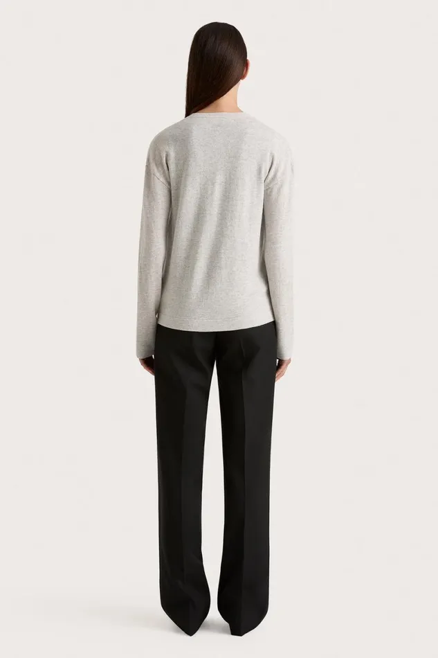 Faithfull The Brand Tops Frederikke Cashmere Cardigan Grey Marle 8211 Women Faithfull The Brand Tops Frederikke Cashmere Cardigan Grey Marle 8211 Women