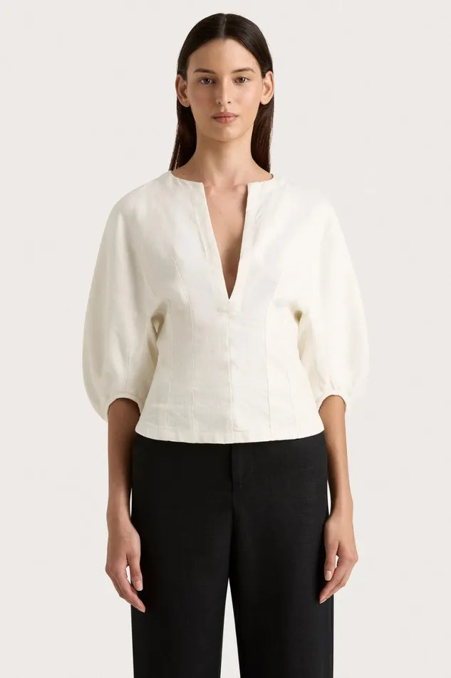 Faithfull The Brand Tops Maia Top White 8211 Women Faithfull The Brand Tops Maia Top White 8211 Women