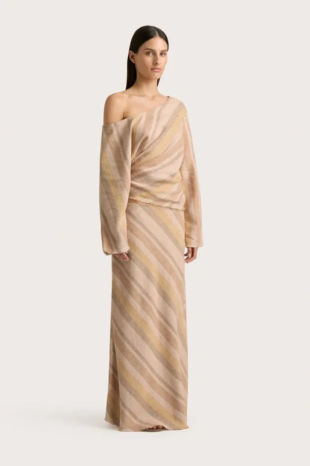 Faithfull The Brand Tops Sao Paulo Top Terracotta Stripe 8211 Women Faithfull The Brand Tops Sao Paulo Top Terracotta Stripe 8211 Women