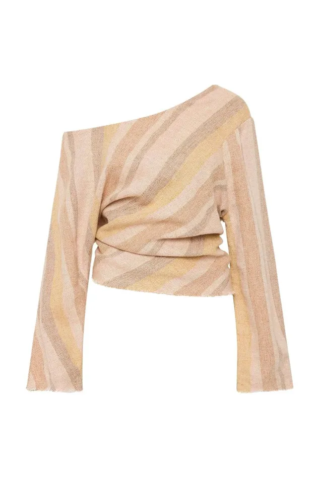 Faithfull The Brand Tops Sao Paulo Top Terracotta Stripe 8211 Women Faithfull The Brand Tops Sao Paulo Top Terracotta Stripe 8211 Women