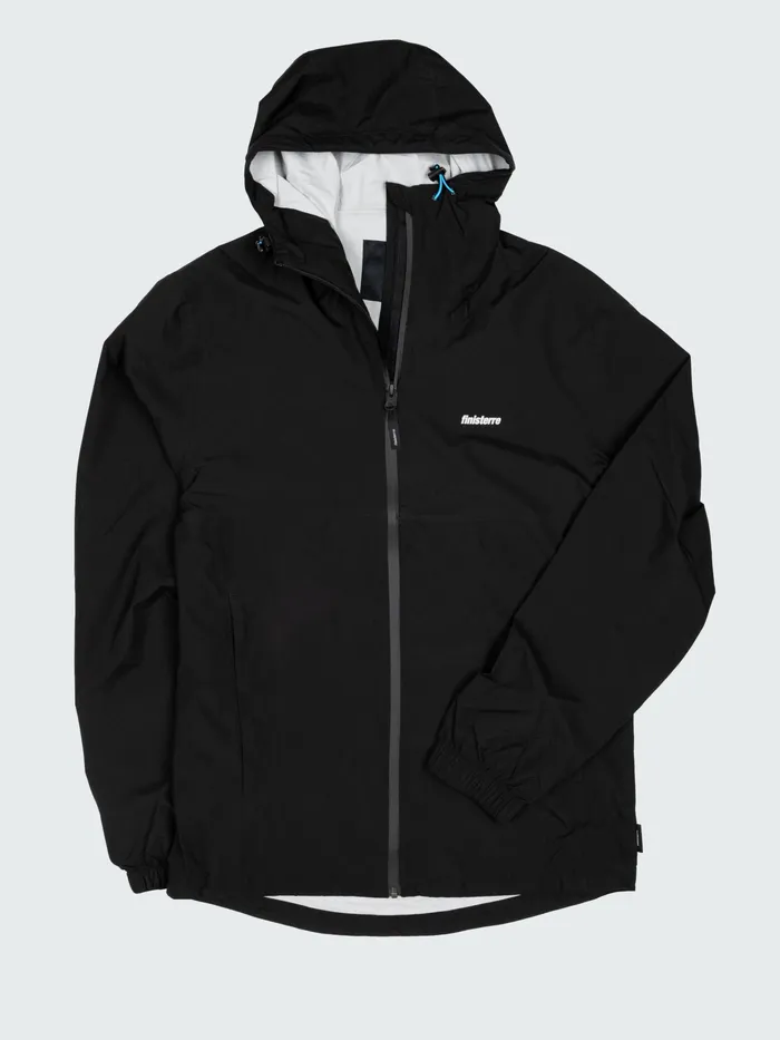 Finisterre Jackets and Coats Men Rainbird Waterproof Jacket Black