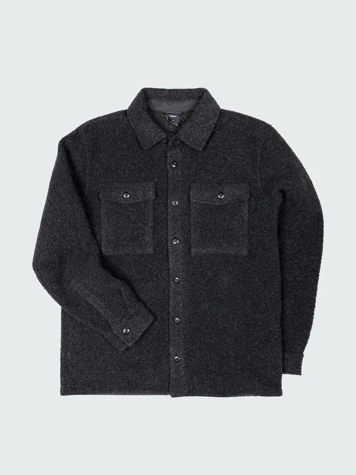 Finisterre Shirts Men Hegen Fleece Shirt Raven
