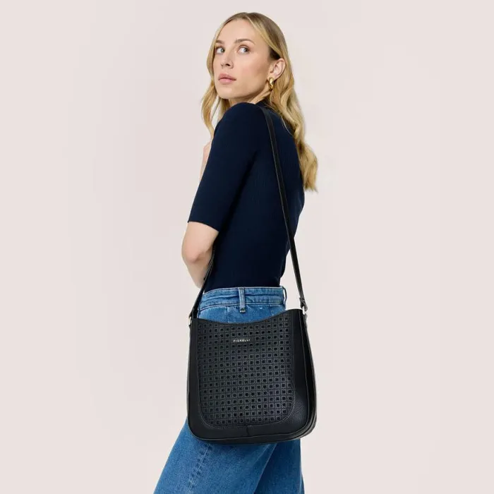 Fiorelli Alma Crossbody Black Cut Out Backpacks Crossbody Bags