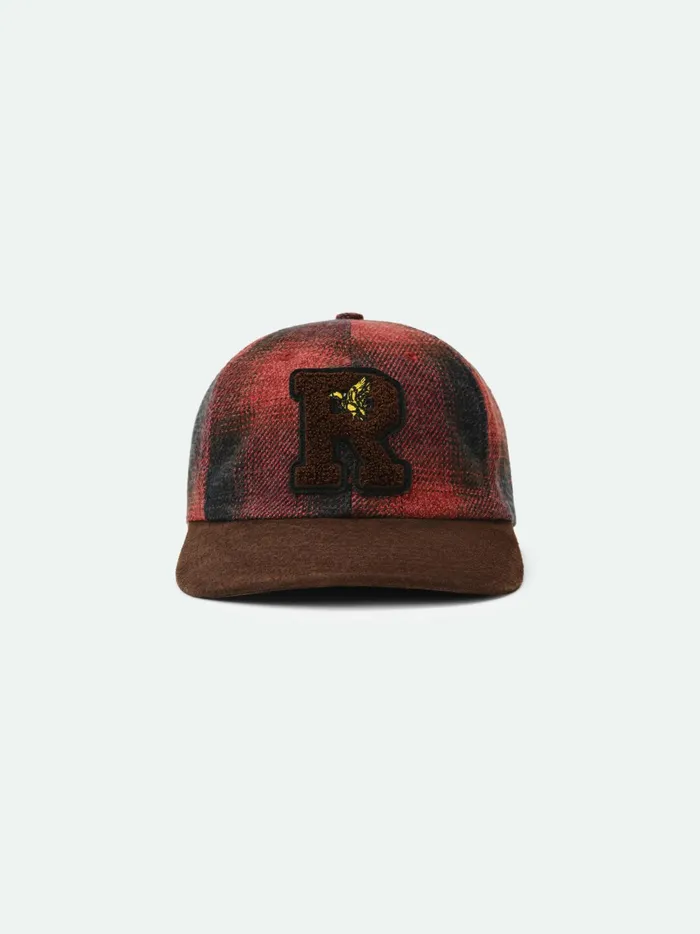 FLANNEL R PATCH 6PANEL HAT Unisex Rhude Structured Hats