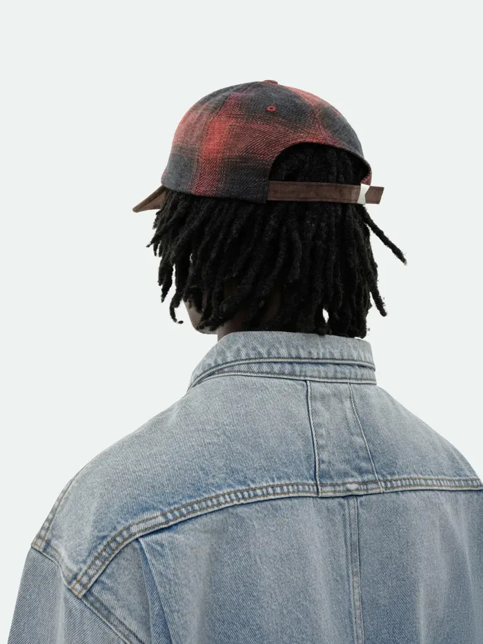 FLANNEL R PATCH 6PANEL HAT Unisex Rhude Structured Hats
